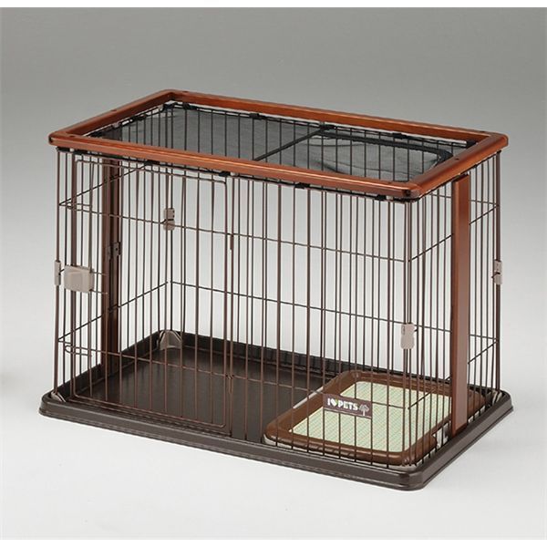 ウッドワンサークル ブラウン ペット用品