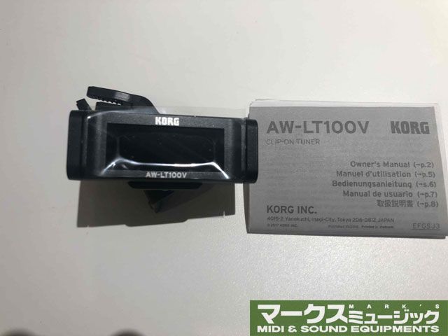 KORG AW-LT100V バイオリン／ビオラ専用チューナー/アウトレット品