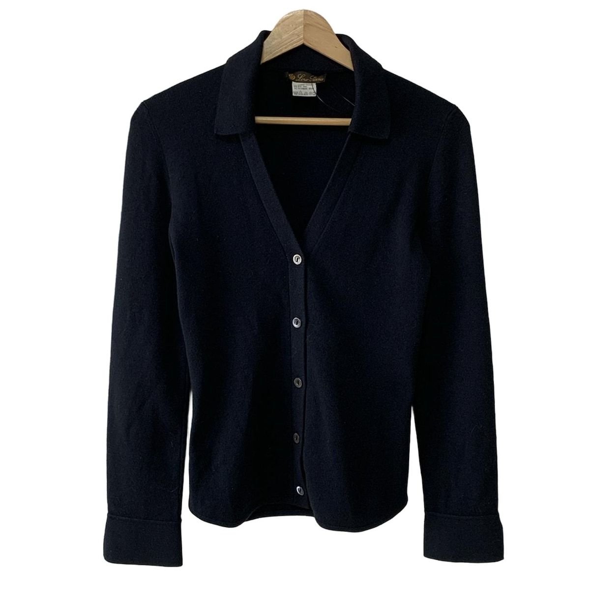 Loro Piana ロロピアーナ カーディガン サイズ42 M レディース - ダークネイビー 長袖|カシミヤ|シルク カシミヤ シルク