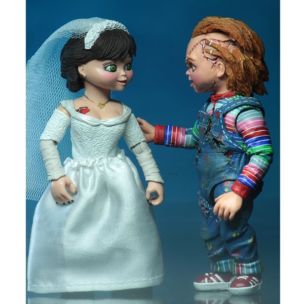 Chucky & Tiffany フィギュアセット NECA チャイルドプレイ チャイルド・プレイ / チャッキーの花嫁 ネカ アクションドール