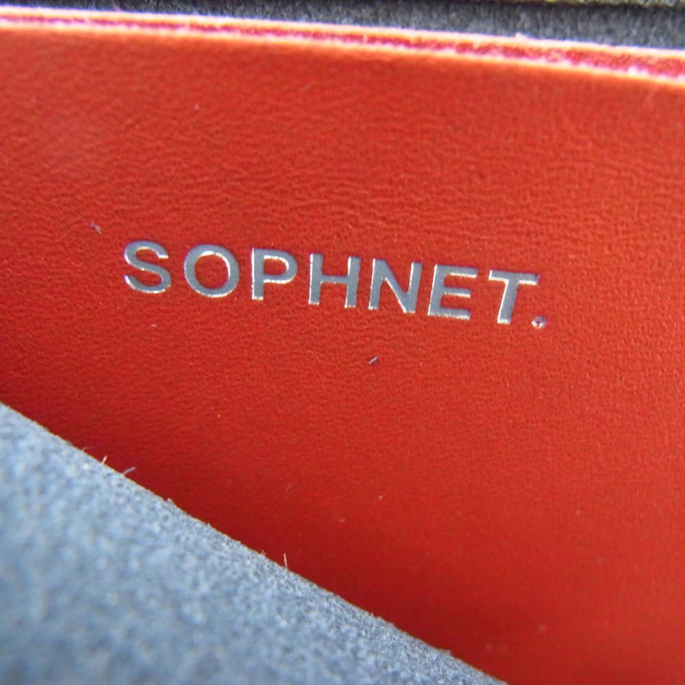 SOPHNET. ソフネット L字 ファスナー レザー ミニウォレット