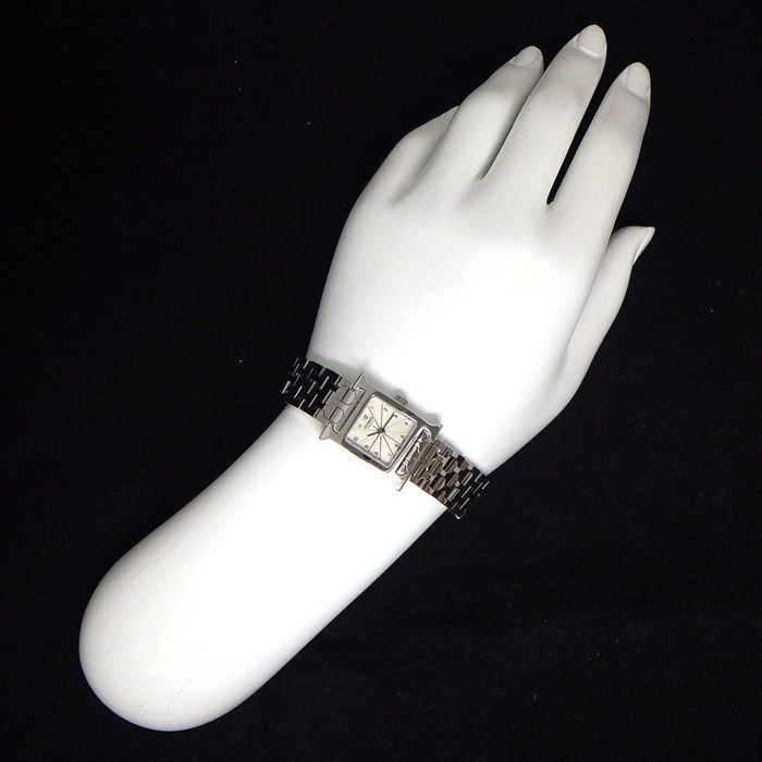 エルメス HERMES 腕時計 Hウォッチ HH1.110 スクエア ギョーシェ  