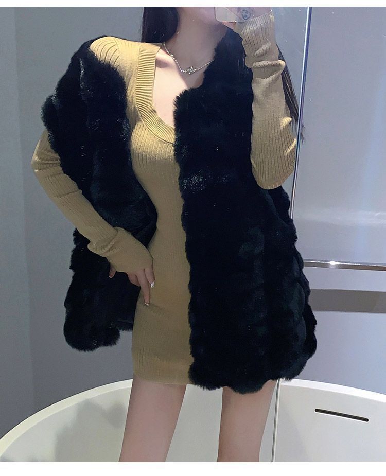 フェイクファー ベスト レディース ファーベスト ロングベスト ファージレ もこもこ ポンチョ 暖かい 冬 パーティー カジュアル ベスト レディース ファーベスト もこもこ ファージレ 暖かい