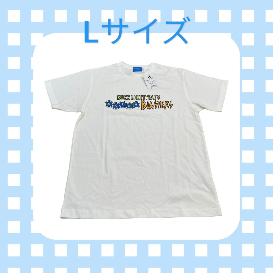 ディズニー Tシャツ ユニセックス【Lサイズ】バズライトイヤー ロゴ 東京ディズニーリゾート TDR