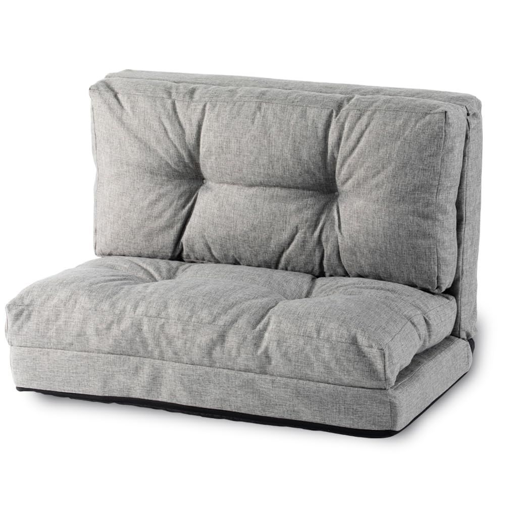 幅約90×奥行約66-205×高さ約12-61cm 折り畳み 折りたたみ ソファ