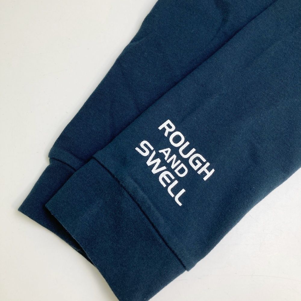サイズ：XL ROUGH&amp;SWELL ラフアンドスウェル  タートルネック 長袖Tシャツ  ネイビー系 [240101501549] ゴルフウェア メンズ ストスト サイズ：XL ROUGH&SWELL ラフアンドスウェル タートルネック