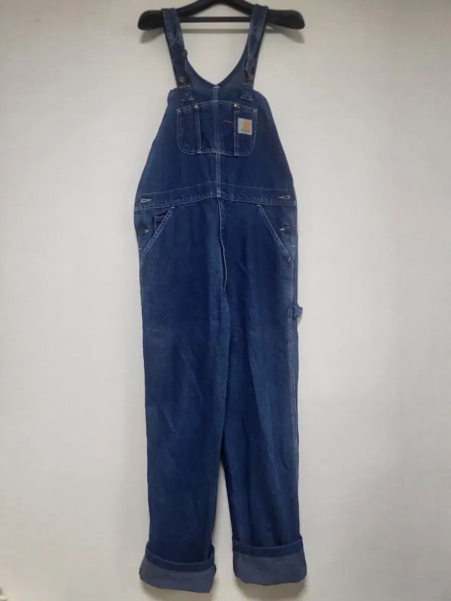【雷市場（ポンジャン）商品韓国直送】Carhartt(カーハート) カバーオール ブルーサスペンダーパンツ