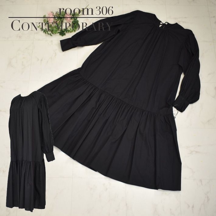 room306 CONTEMPORARY ロングワンピ ワンピース ロング丈 2way cotton  