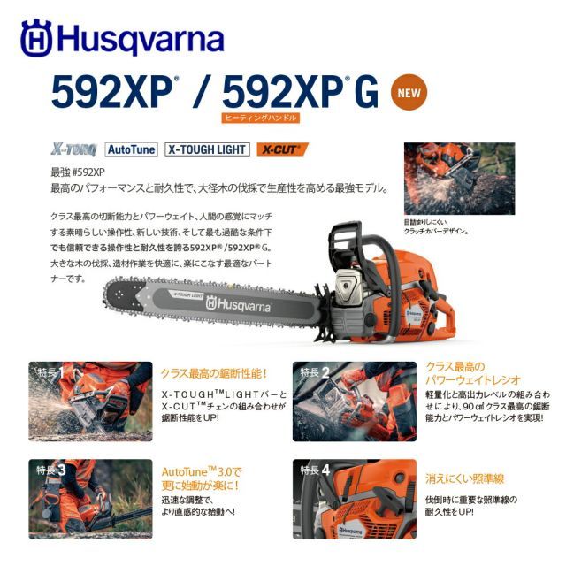 エンジン式チェンソー 592XP