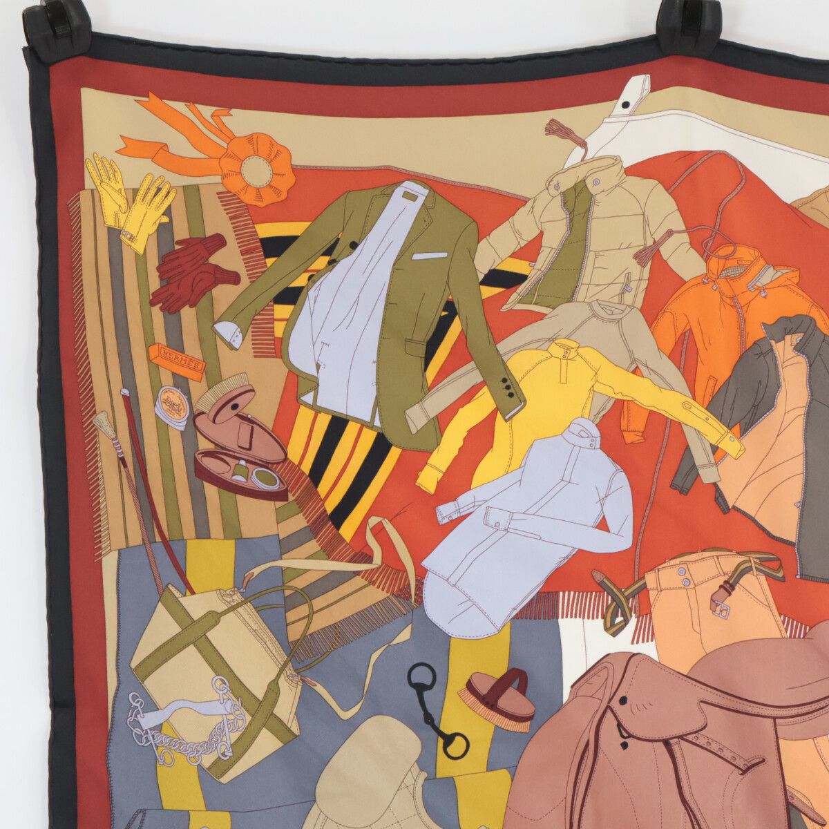 エルメス　カレ70 レザーベルト付き　Pele-Mele Sellier Pele-Mele Sellier scarf 70 - Blue | Hermès Mainland China