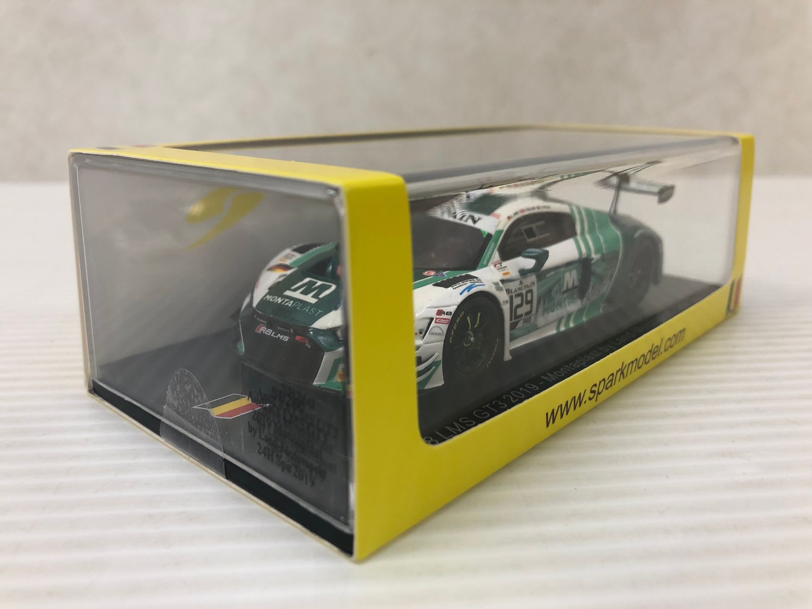 スパーク 1/43 Audi R8 LMS GT3 2019 No.129 Montaplast by Land