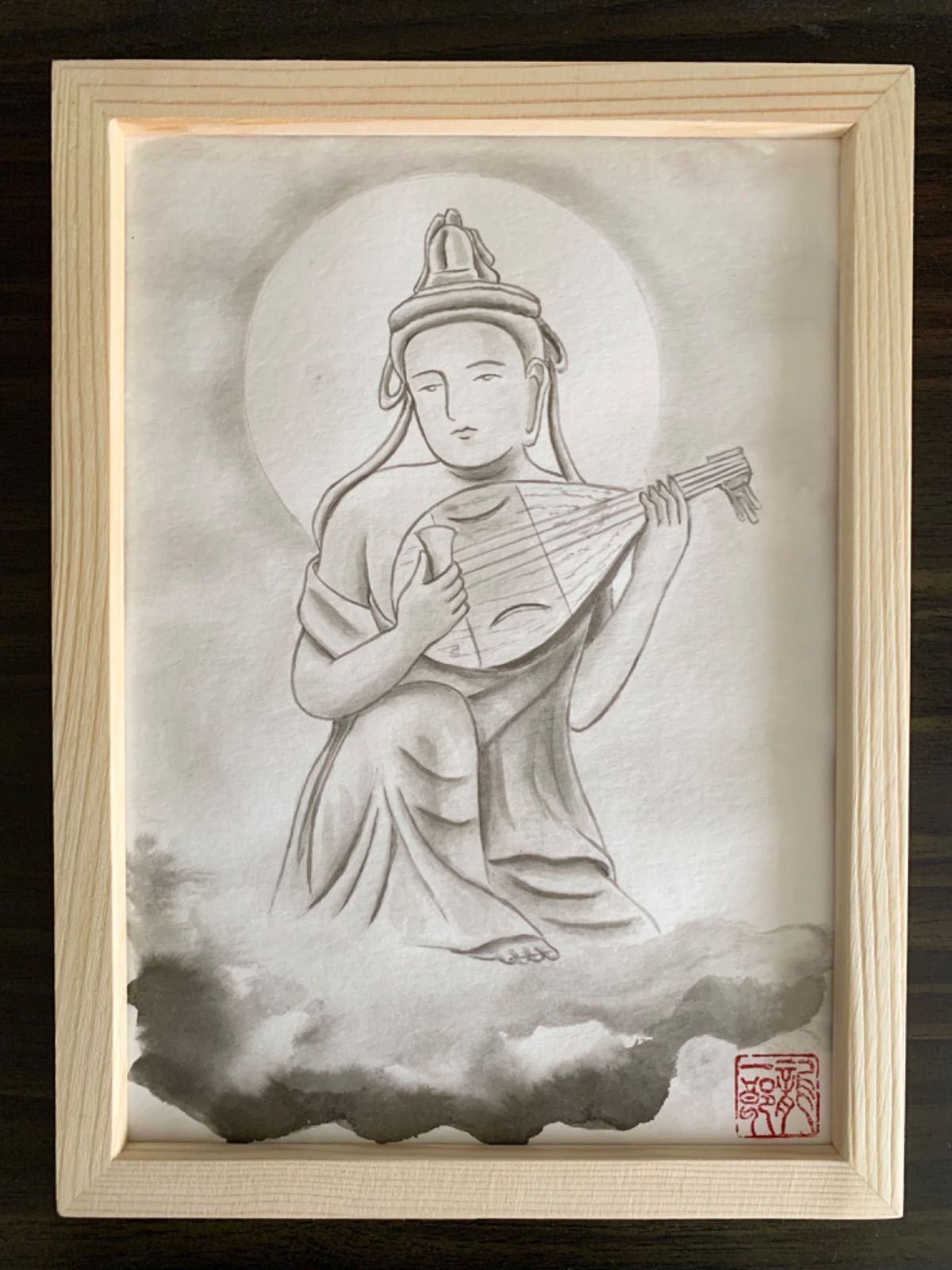 京都府宇治市平等院の国宝・雲中供養菩薩像