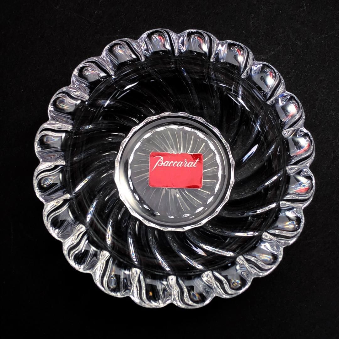 き Baccarat バカラ ボリュート アッシュトレイ クリスタルグラス クリア BC413