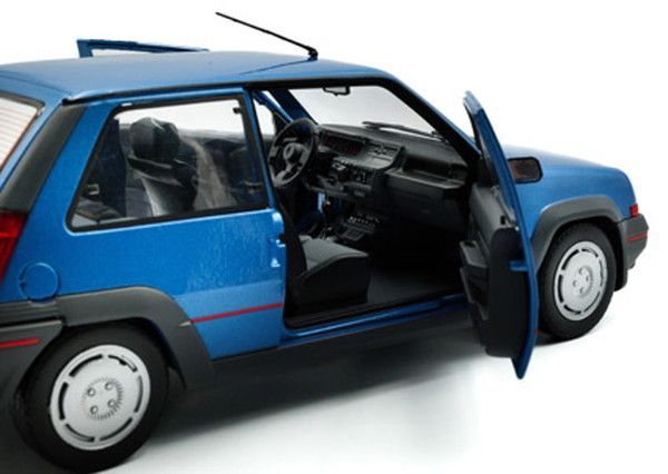 新品 SOLIDO 1/18 ルノー 5 GT ターボ Mk.1 1985 (ブルー) 完成品ダイ