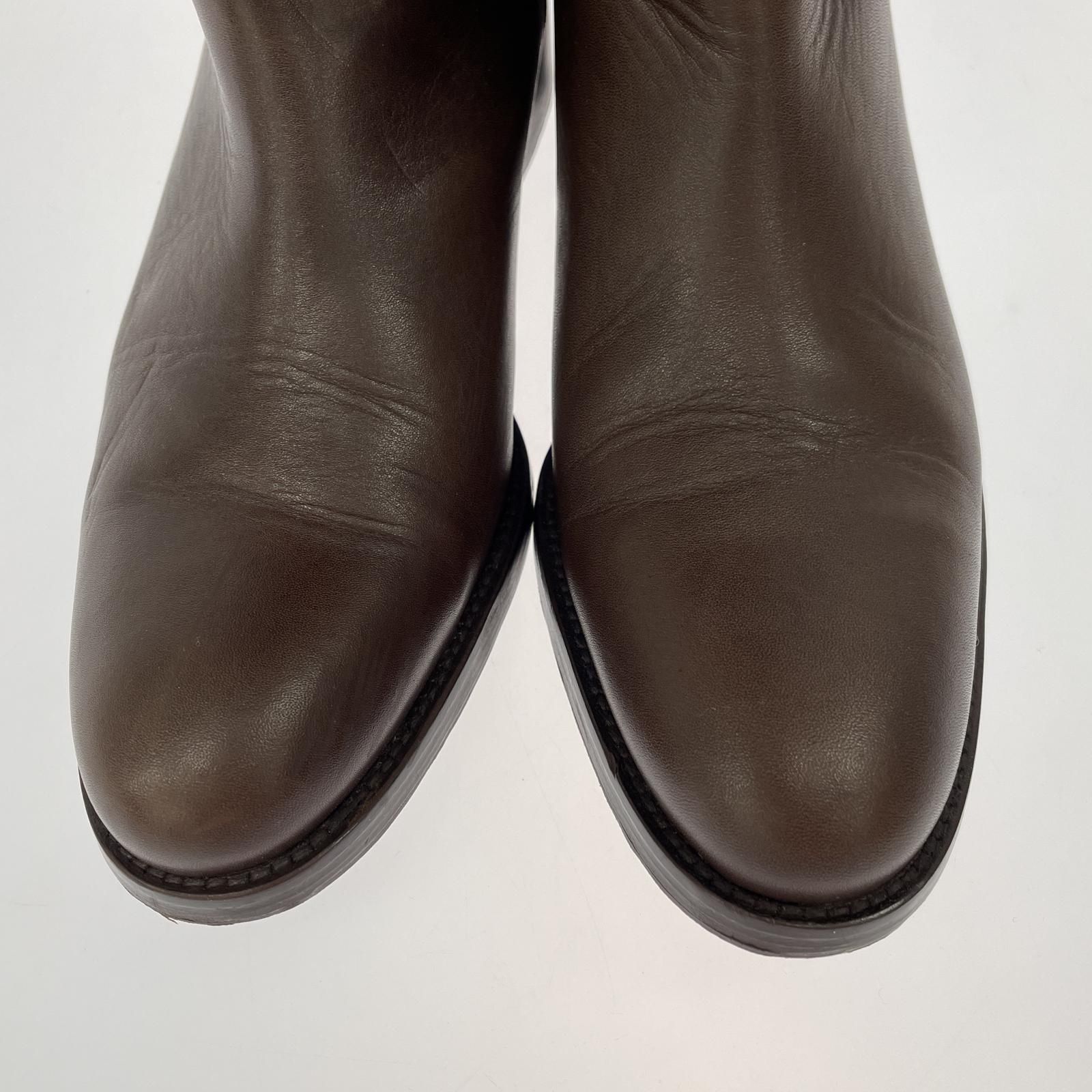 ESCARLATA エスカラータ ロングブーツ size38/ブラウン レディース