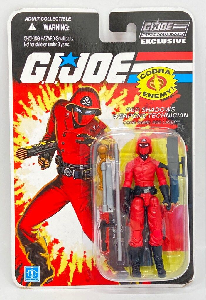 HASBRO GI JOE CLUB EXCLUSIVE 8-02 RED LASER 3.5インチ
