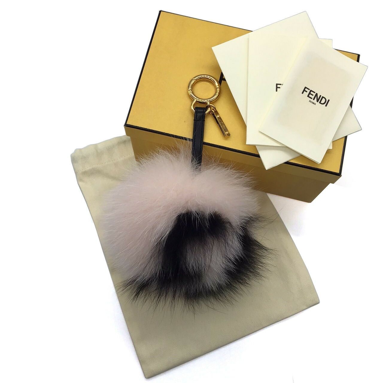FENDI フェンディ ポンポンチャーム バッグチャーム ファー フォックス