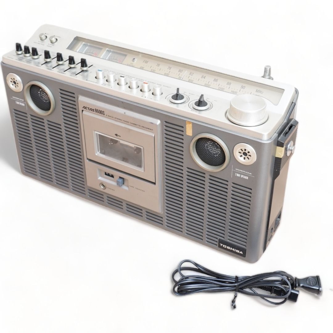 TOSHIBA 東芝 ACTAS 8600S アクタス RT-8600S ラジカセ AM FM ラジオ