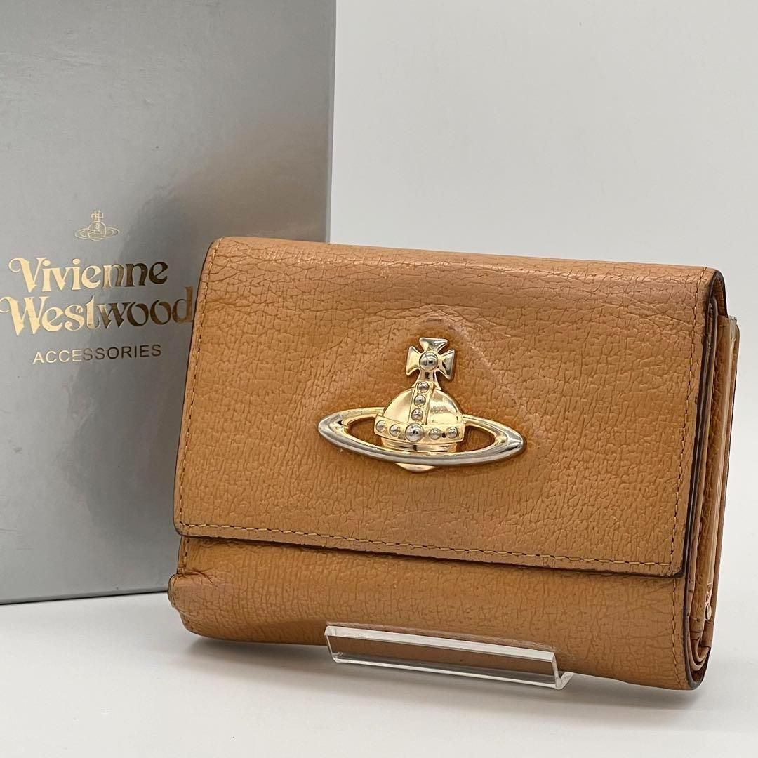 Vivienne Westwood キャメル　三つ折り財布　がま口財布 楽天市場】Vivienne Westwoodヴィヴィアンウエストウッド がま口小銭