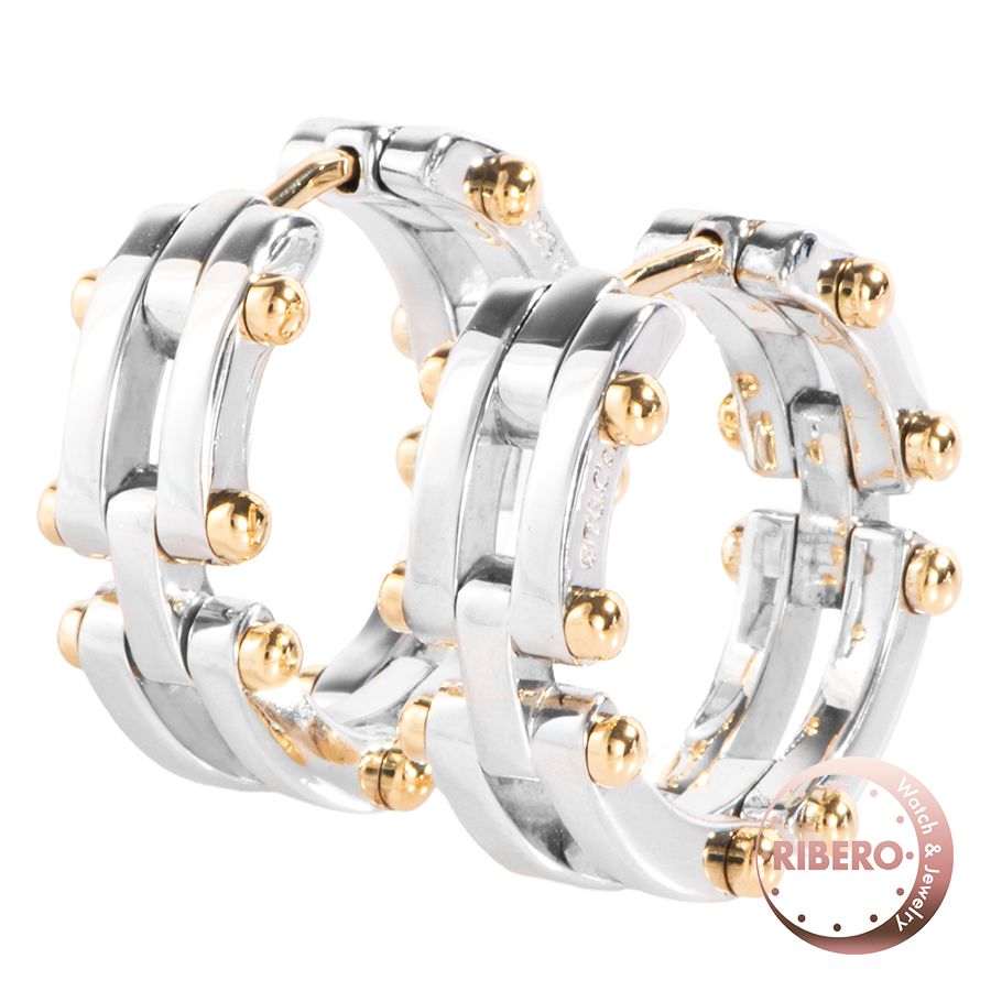 Tiffany & Co. ゲートリンク　フープピアス TIFFANY&Co. ティファニー ゲート リンク フープ ピアス