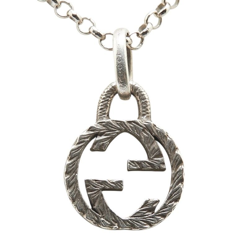 グッチ インターロッキングG シルバー SV925 シルバー レディース  