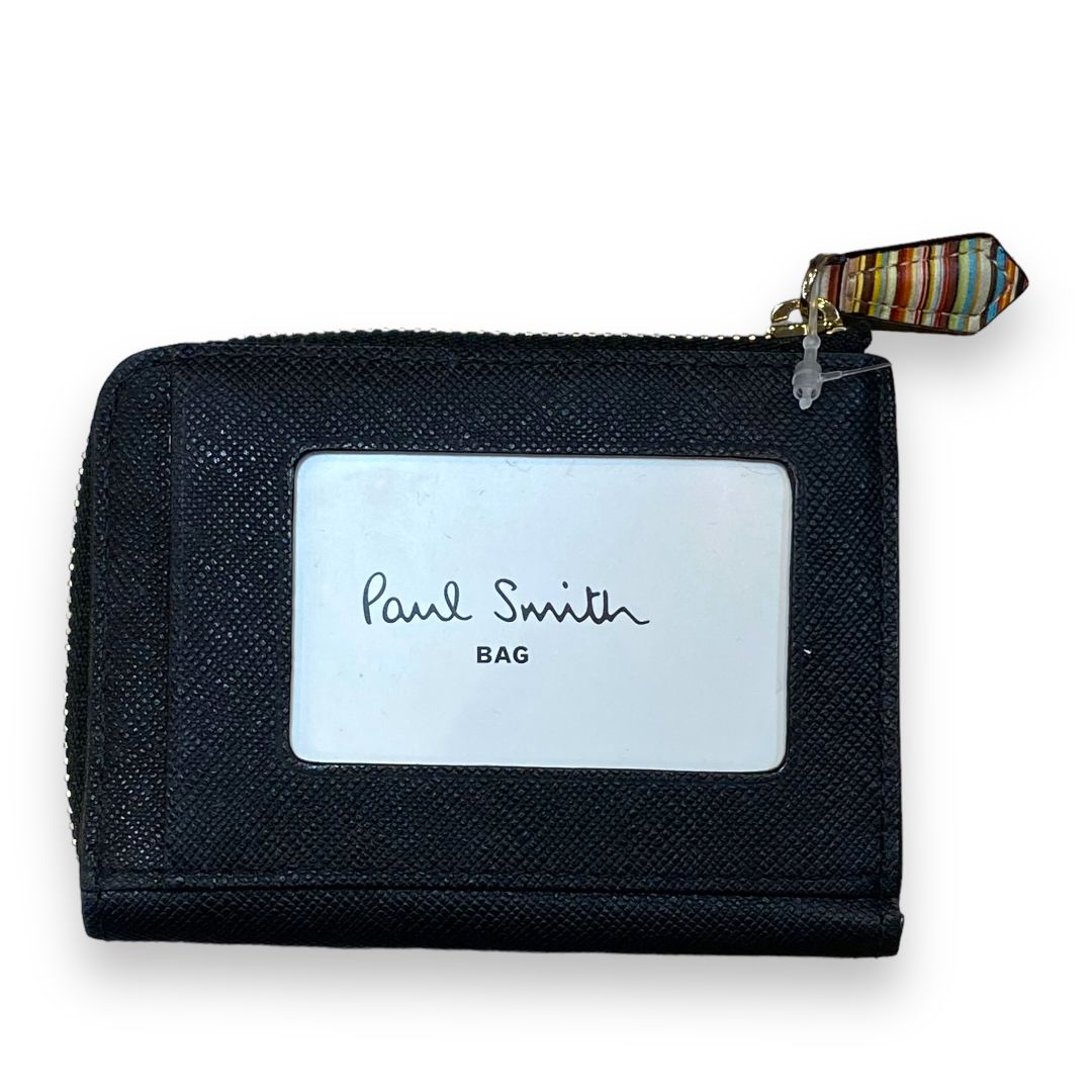 PAUL SMITH ジップストローグレインパスケース ブラック - メルカリ