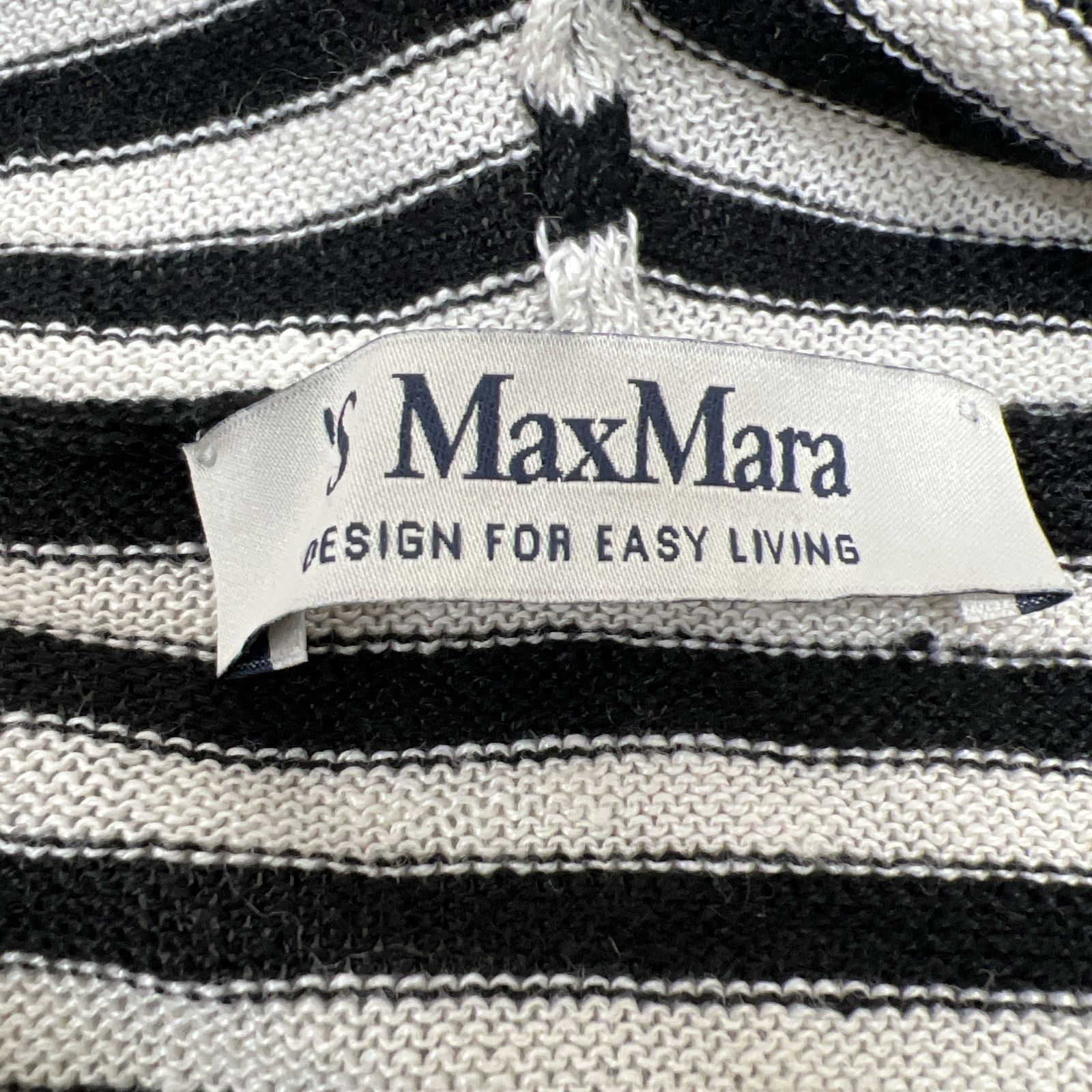 S MaxMara エスマックスマーラ フーディー ニットパーカー ボーダー 