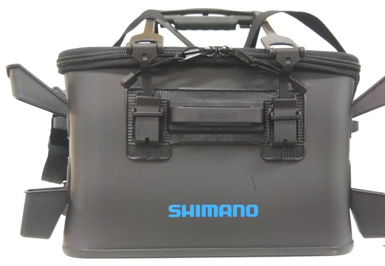 シマノ ロッドレスト タックルバッグ ＢＫ－０２４W ２７Ｌ レスト４ ハードタイプ ロッドホルダー付き 道具入れ バッカン 船 オカッパリ ０８