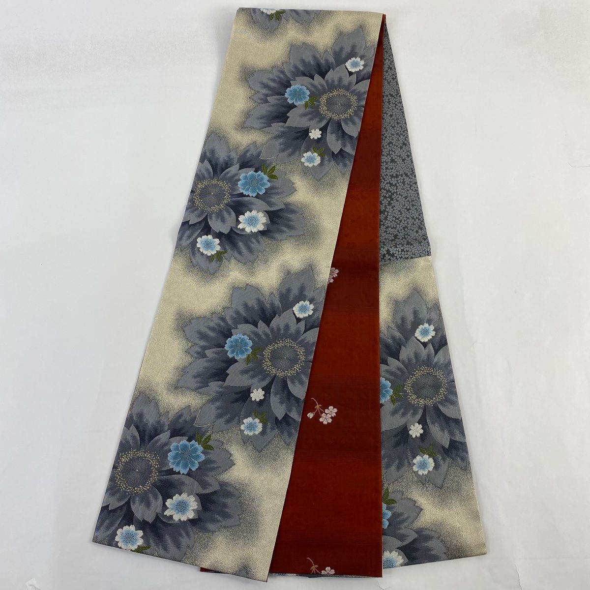 fk-02 正絹袋帯 振袖 成人式 美品