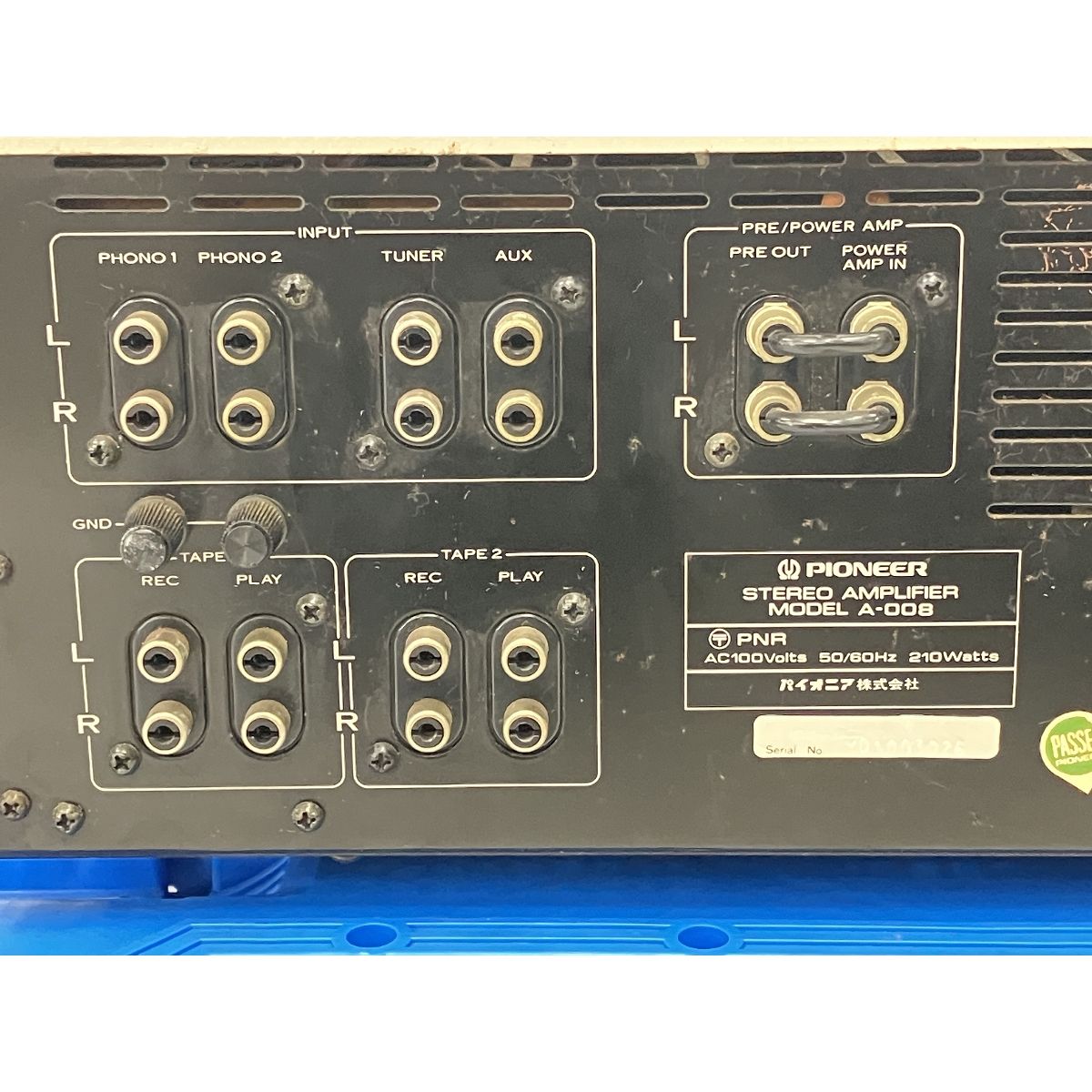 Pioneer A-008 プリメインアンプ 音響機材 オーディオ パイオニア 中古 W9136318 - メルカリ