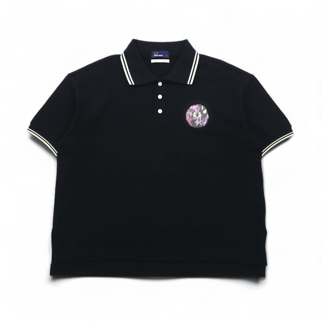 FRED PERRY × AKANE UTSUNOMIYA ワイドシルエット ポロシャツ S
