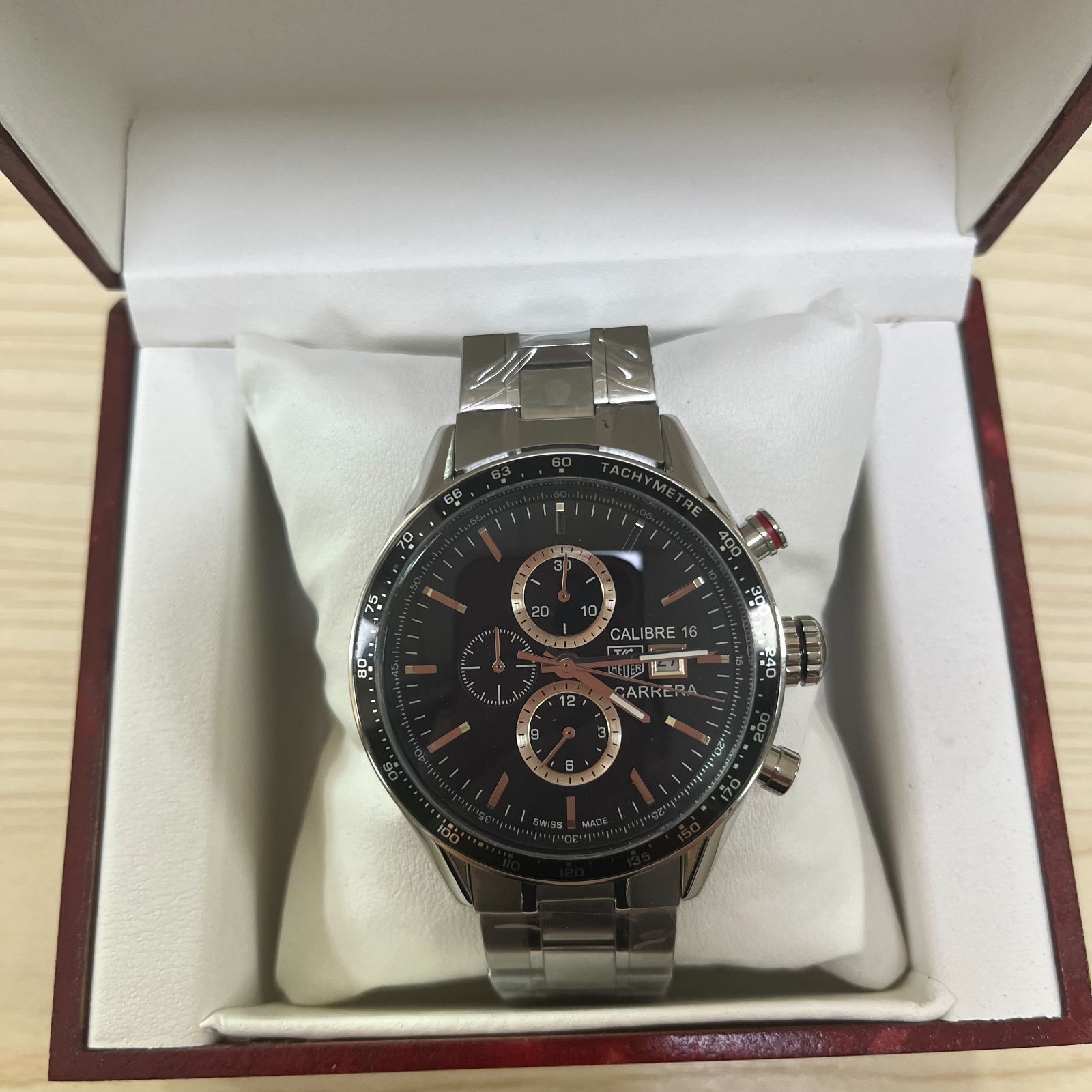 VACHERON CONSTANTIN ヴァシュロン コンスタンタン メンズ腕時計 41mm｜自動巻き機械式×316L鋼｜強化ミネラルガラス|