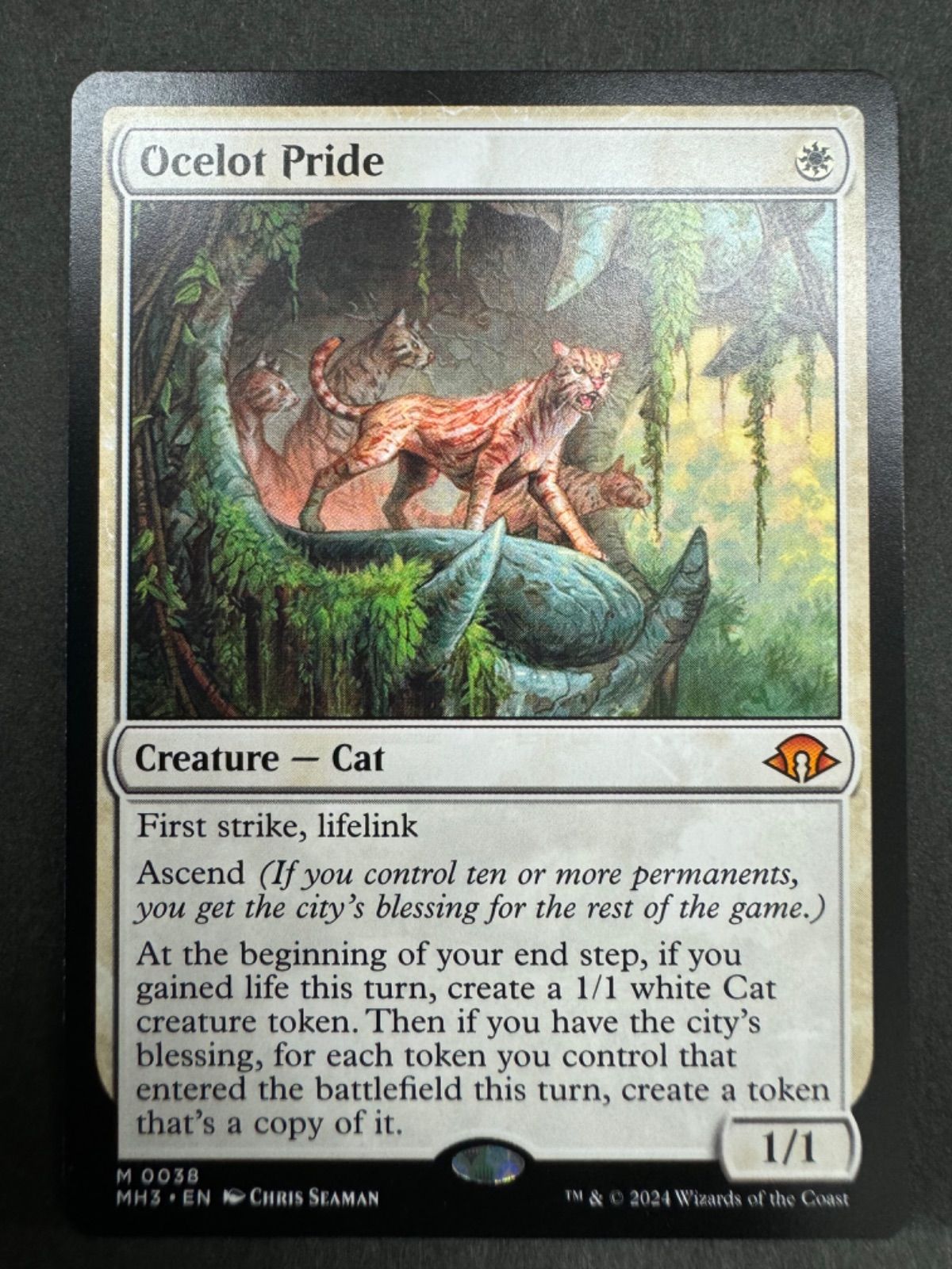 れ*ん様 MTG オセロットの群れ﻿ / Ocelot Pride 英語版 MH MTG オセロットの群れ 英語 モダンホライゾン3 MH3 Ocelot Pride