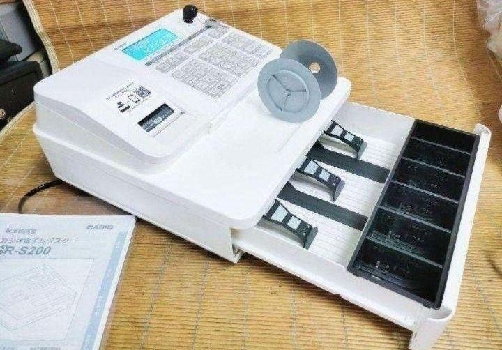 カシオレジスター　SR-S200　最新機種　スマホで設定売上管理　001983 カシオレジスター SR-S200 最新機種 スマホで設定売上管理