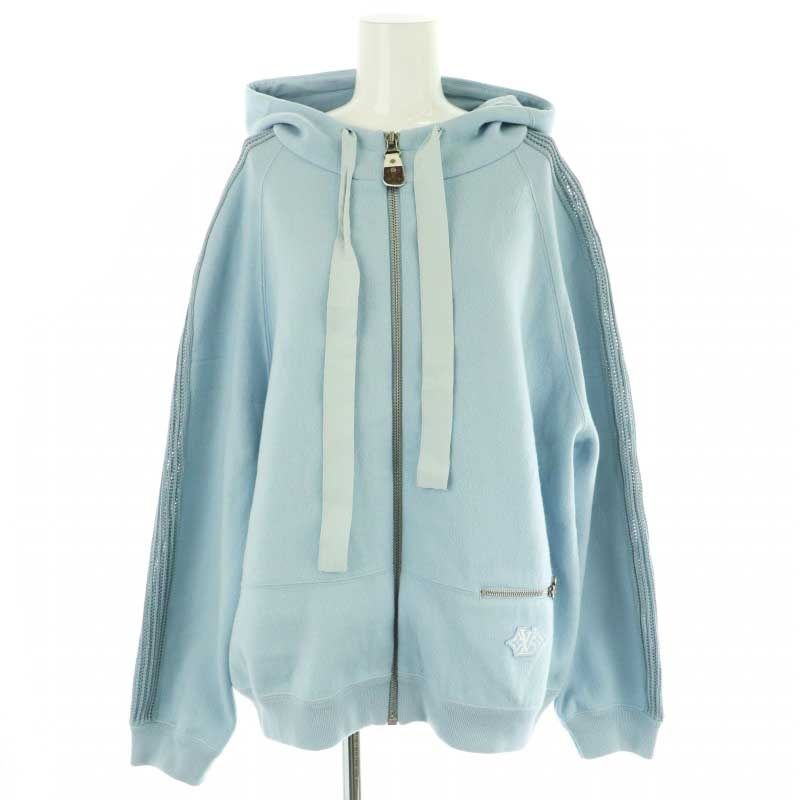 ルイヴィトン ロゴ入りパーカー ハイブリッドフーディデニムジャケット