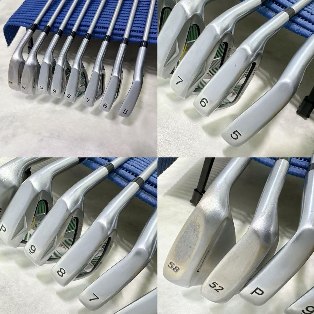 MCIカスタム AKIRA KS-201 プロトタイプ アイアン ウェッジ 8本 MCI 希少カスタム AKIRA KS-201 PROTOTYPEアイアン ウェッジ 8本