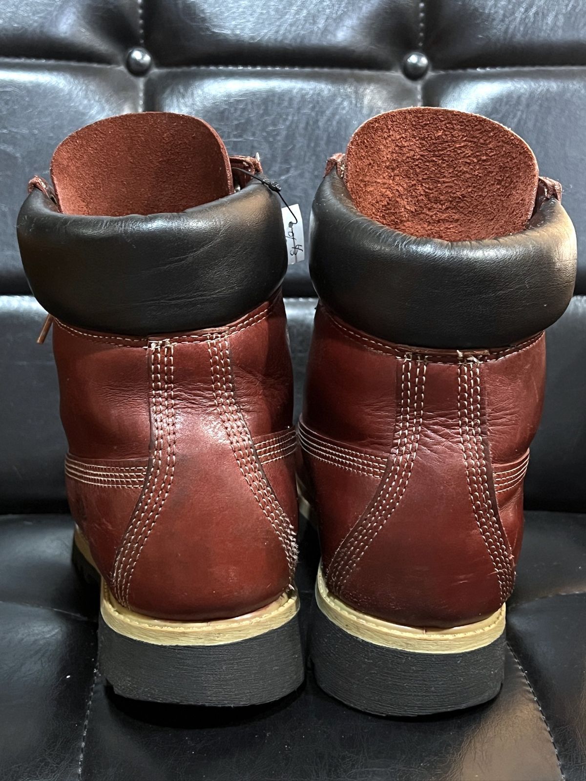 希少 USA製 Timberland 27020 6インチブーツ 赤茶レザー 26cm