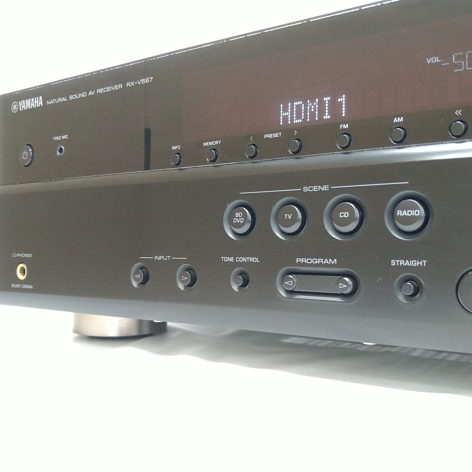 YAMAHA AV レシーバー (ブラック) RX-V567B 3Dテレビ対応 7.1ch