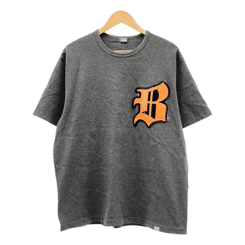 【美品】  kolor BEACON / カラービーコン | ワッペン クルーネック オーバー Tシャツ カットソー | 3 | グレー | メンズ