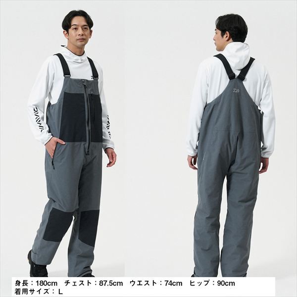  ダイワ 防寒服アウター DW 1625 P GORE TEX エクストラロフトダブルニービブ ガンメタル L アウトドアチェア ルアーケース ウェア フィッシング