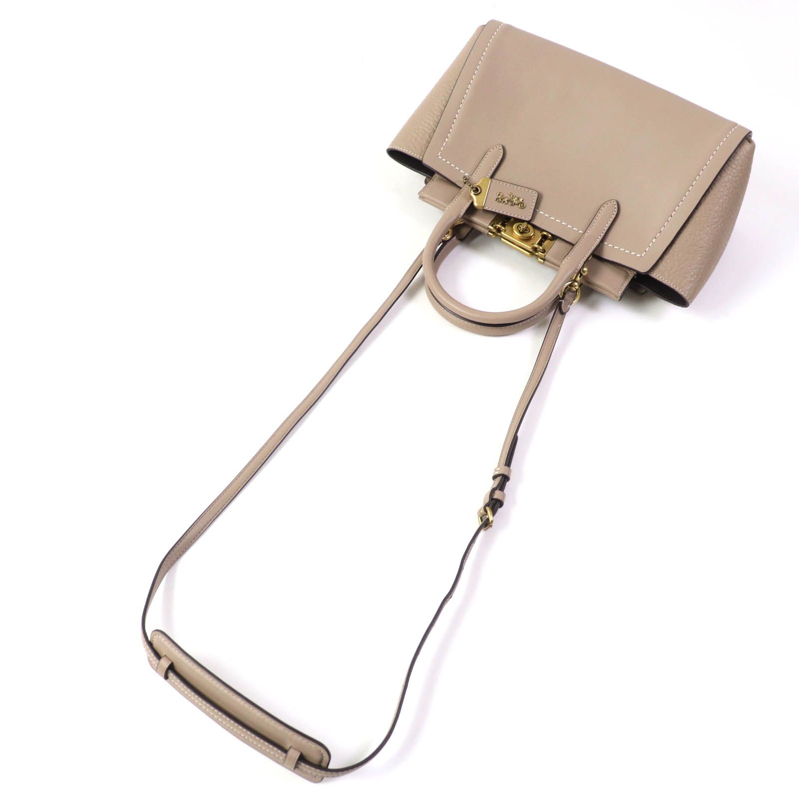 極美品☆COACH コーチ 79399 トループ キャリーオール 2WAY レザー 