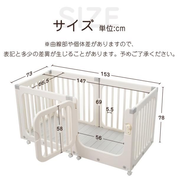 ベビーサークル ロック扉付き 5in1 キャスター付き 大型 室内プレイヤード ベビーゲート 赤ちゃん セーフティガード組立て簡単 キッズスペース 幼児 保育園 爆買