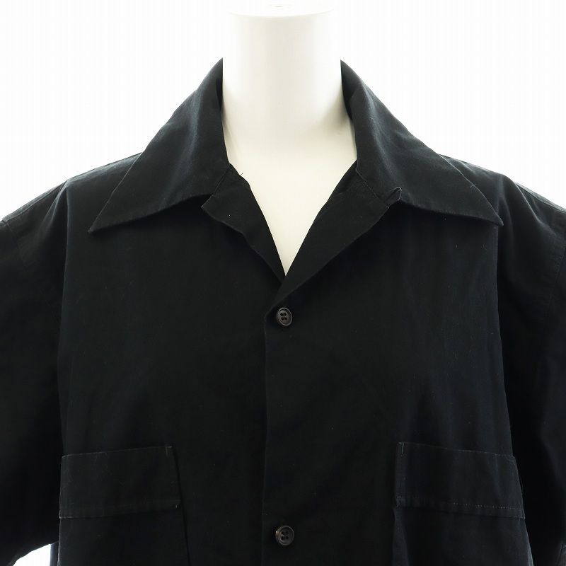 ワイズ Y's ヨウジヤマモト シャツワンピース 半袖 ロング丈 コットン