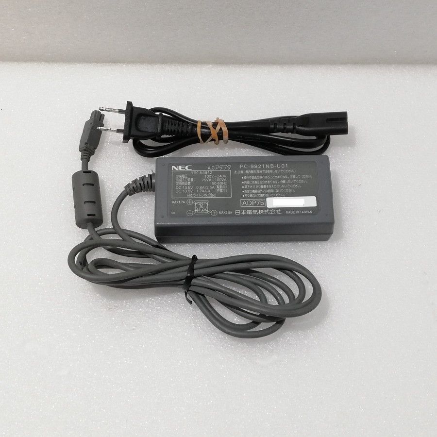 エヌイーシー 純正 NEC ACアダプター PC-9821NB-U01 ADP75 13.5V