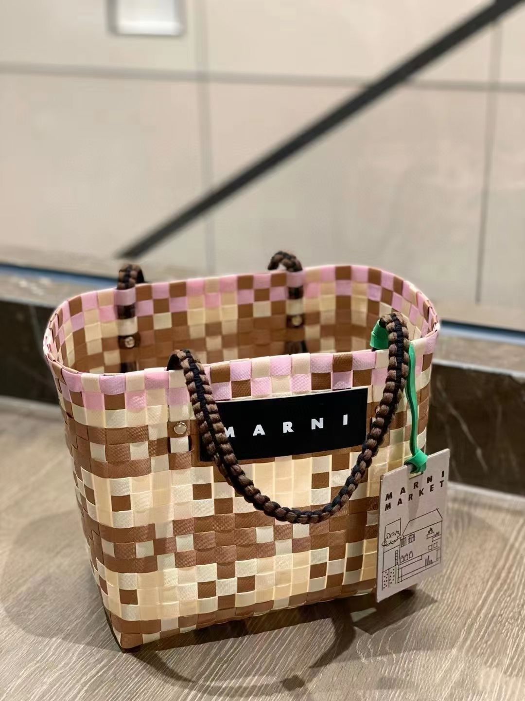 ファッション❣ Marni マルニ マルニ かごバッグ トートバッグ #05