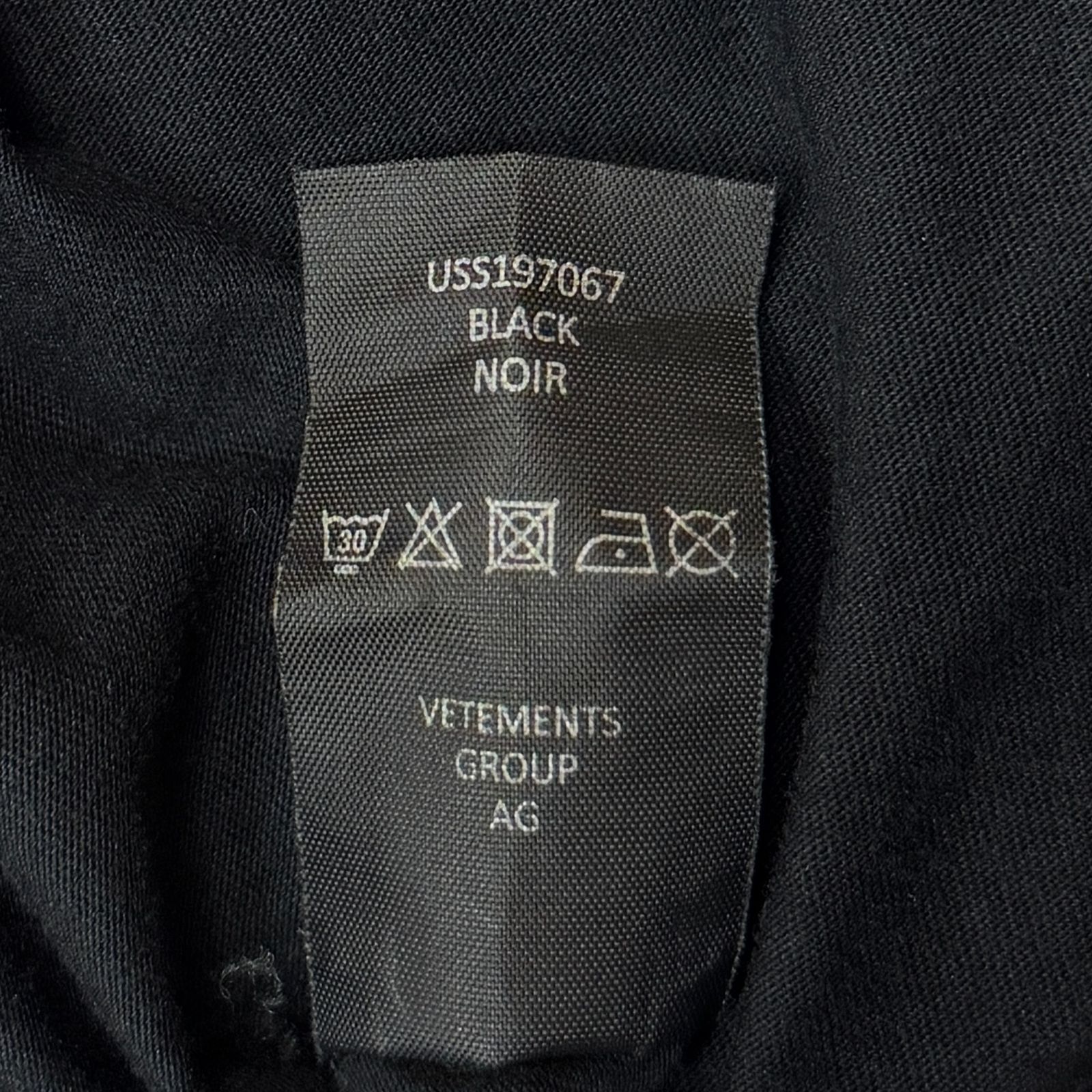 VETEMENTS 19SS Word Print Tee ワールドプリントTシャツ 半袖