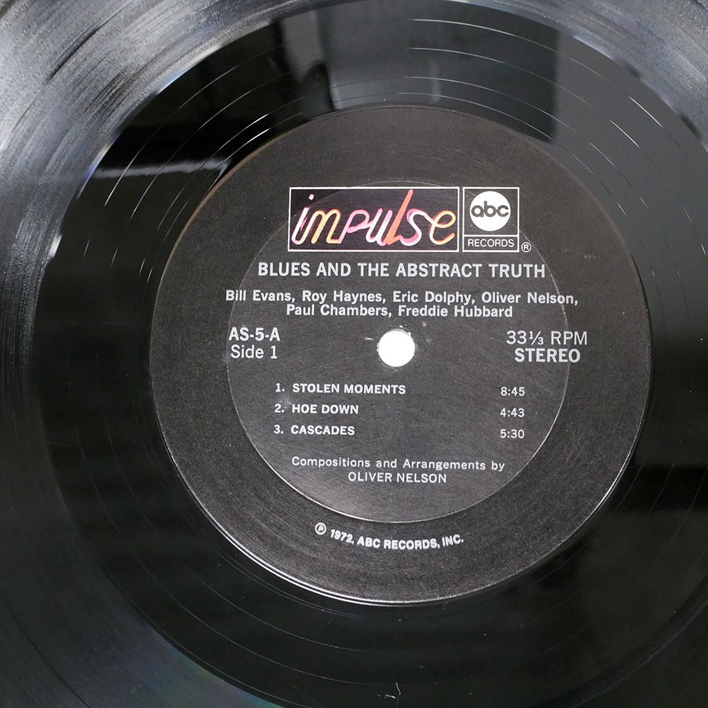 オリヴァー・ネルソン　ブルースの真実　アコースティック・サウンズ　高音質LP ジャンク 国内盤 オリヴァーネルソン/ブルースの真実/DEAGOSTINI