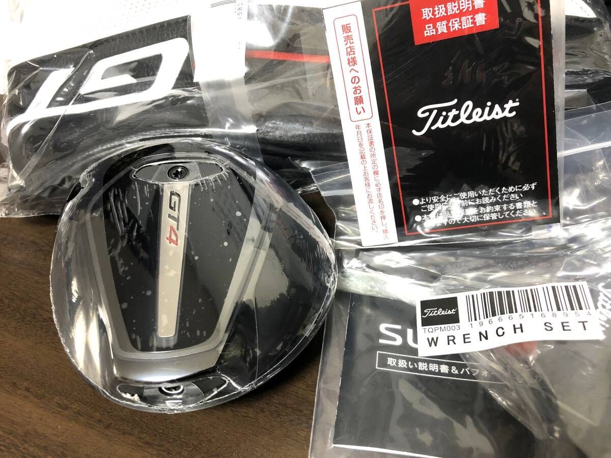 【美品】タイトリスト GT4ドライバー ヘッドのみ 10.0° GTシリーズ 2024年8月に発売されたドライバー：タイトリスト GTシリーズを