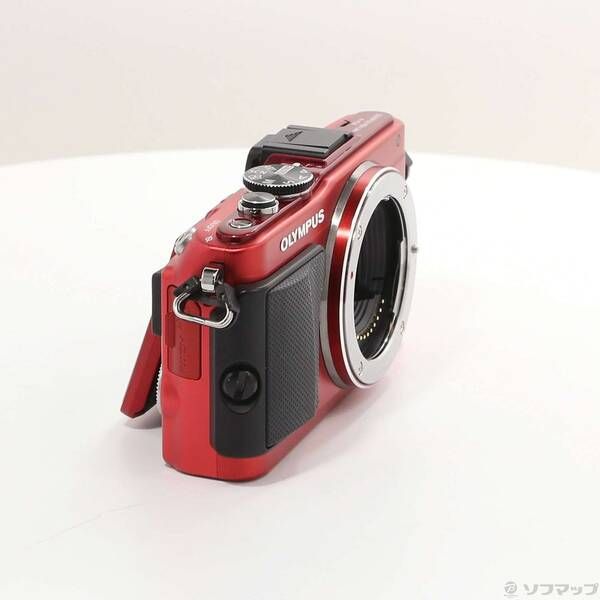 ✨【OLYMPUS ミラーレス一眼 PEN E-PL2 ボディ（レッド）】✨ OLYMPUS ミラーレス一眼 PEN E-PL2 ボディ レッド E-PL2 BODY