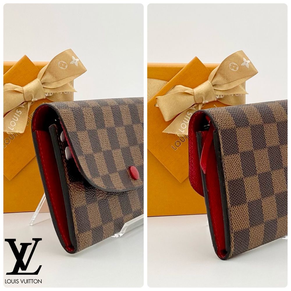 極美品】ルイヴィトン LOUIS VUITTON ダミエ ポルトフォイユ・エミリー 